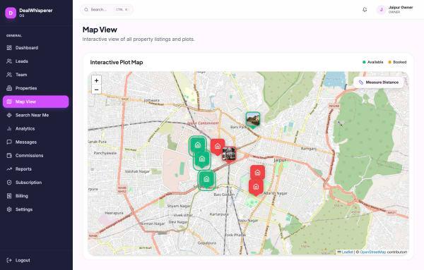 PropertySales OS Interactive Property Map Preview